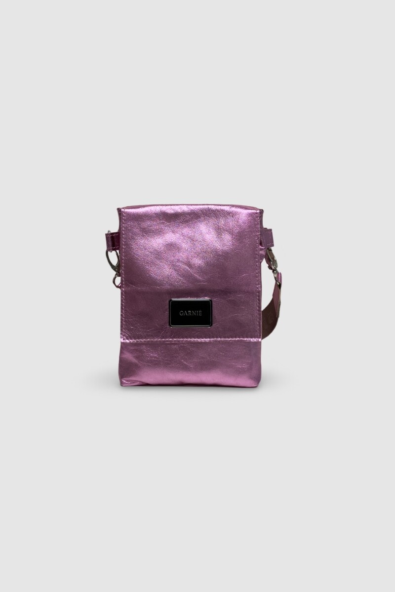 Bandolera Emma - Rosado Metalizado 