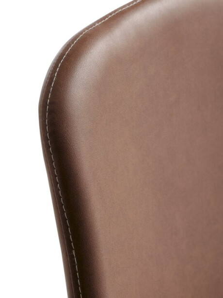 Silla de comedor JONSTRUP polipiel marrón Silla de comedor JONSTRUP polipiel marrón