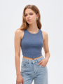 Musculosa Bilto Azul Grisaceo