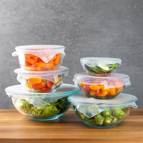 Envoltorios reutilizables para alimentos, 6 piezas TV0528