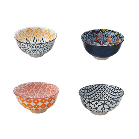 Bowl de cerámica con diseño 12x12x5.5cm Bowl De Cerámica Con Diseño 12x12x5.5cm