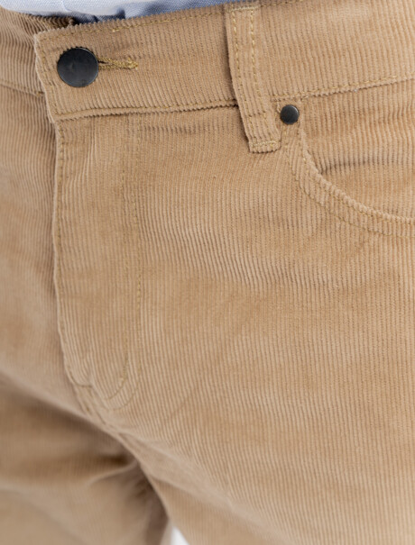 Pantalon pana caqui