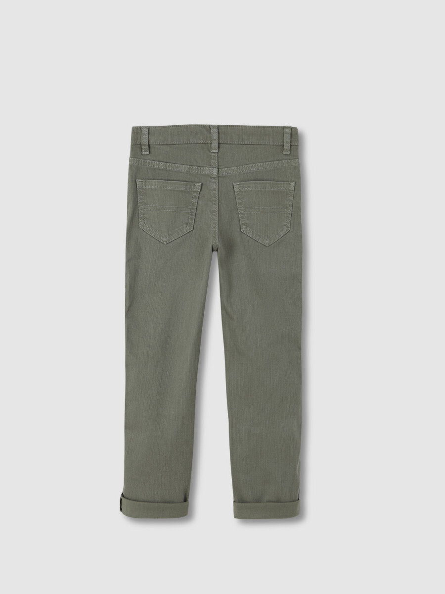 Pantalon Sarga Verde