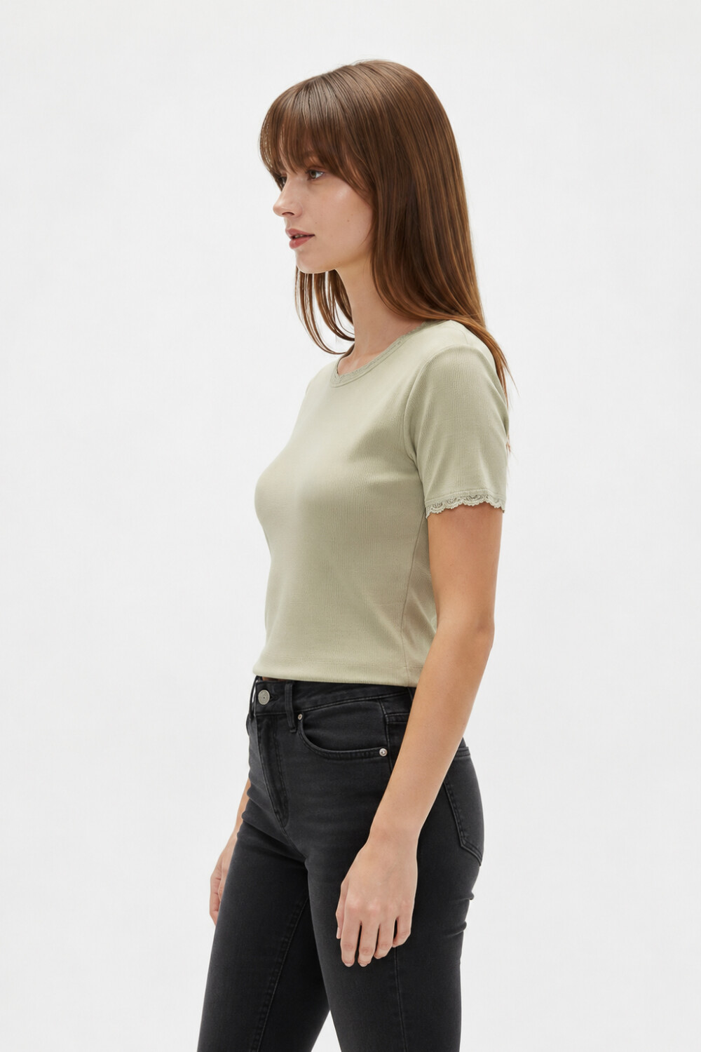 Remera Salpa Verde Grisaceo