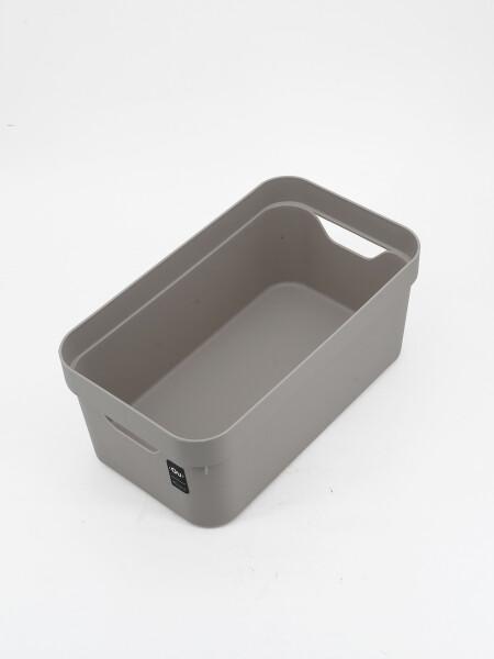 CAJA ORGANIZADORA 2 LTS 29 X 16.5 CM BEIGE
