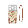 Protector para iPhone 17 Pro diseño flores con correa Protector Para Iphone 17 Pro Diseño Flores Con Correa