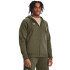 UA Rival Fleece FZ Hoodie-GRN GRN-390