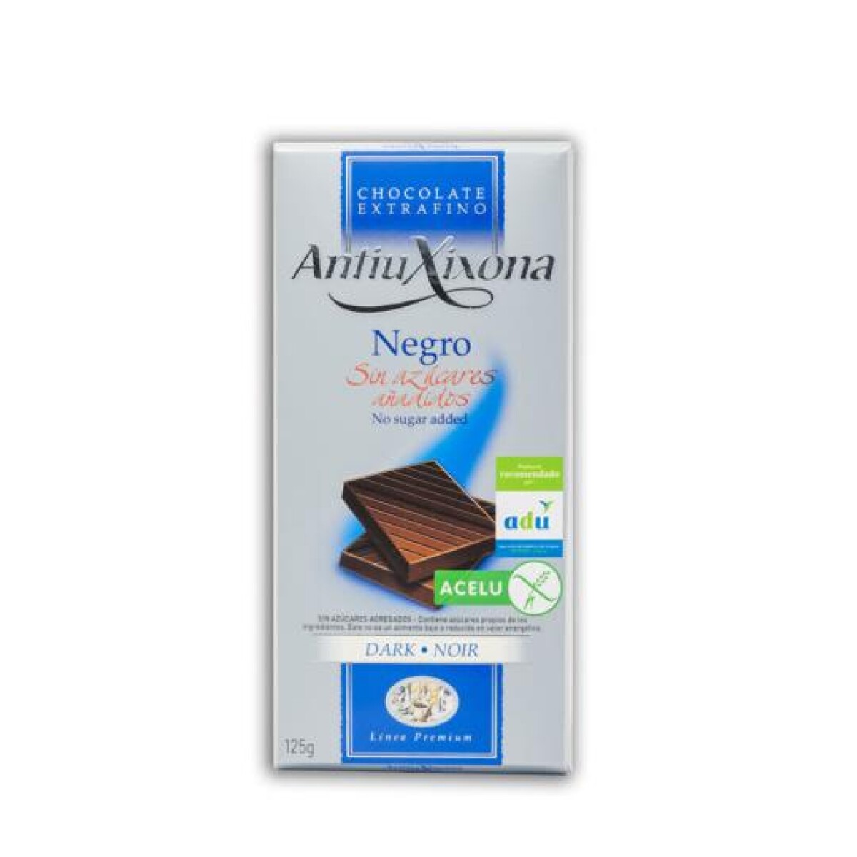 NAT-TABLETA CHOCOLATE NEGRO 125G ADU 