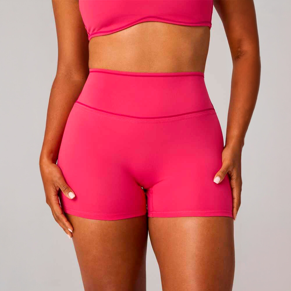 Short The No-Seam Pureluxe Tlc Short 4 Mujer Berrylicious/lush Berry