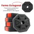 Mancuernas Pesas Ajustables 20 KG Set 2en1 + Barra + Guantes Variante Color Negro