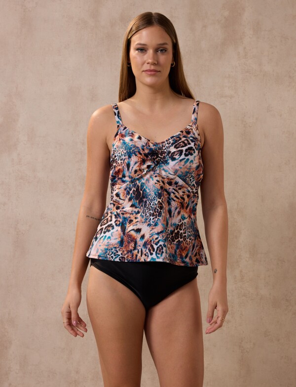Tankini Print NEGRO/MULTI