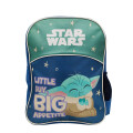 Mochila Disney Star Wars Yoda Azul - Verde Agua - Gris