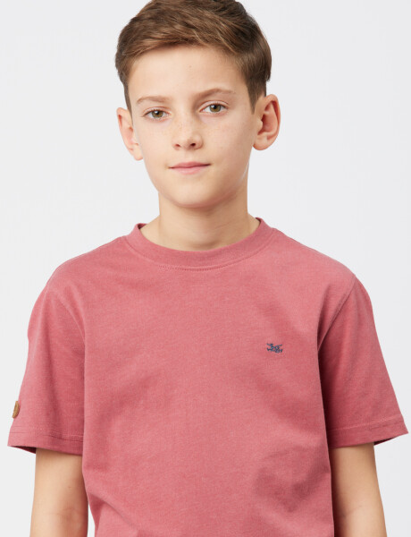 REMERA BÁSICA DE ALGODÓN Ladrillo