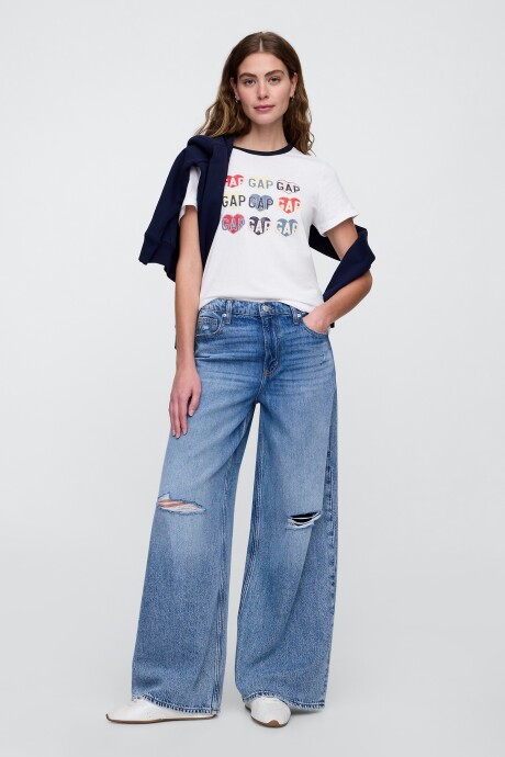 Remera Gráfico Mujer White Uk
