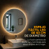 Espejo Redondo Baño Táctil 3 Modos Luz Retroiluminado 60 Cm Diseño Circular