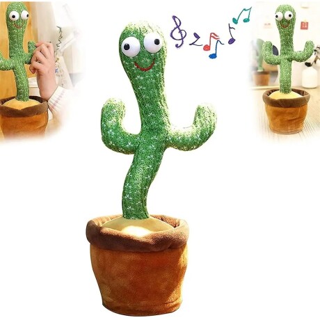 Peluche Cactus Bailarin con Canciones Graba y Te Imita 001