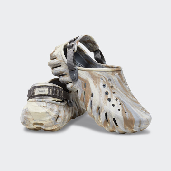 Echo Clog Marbled Gris