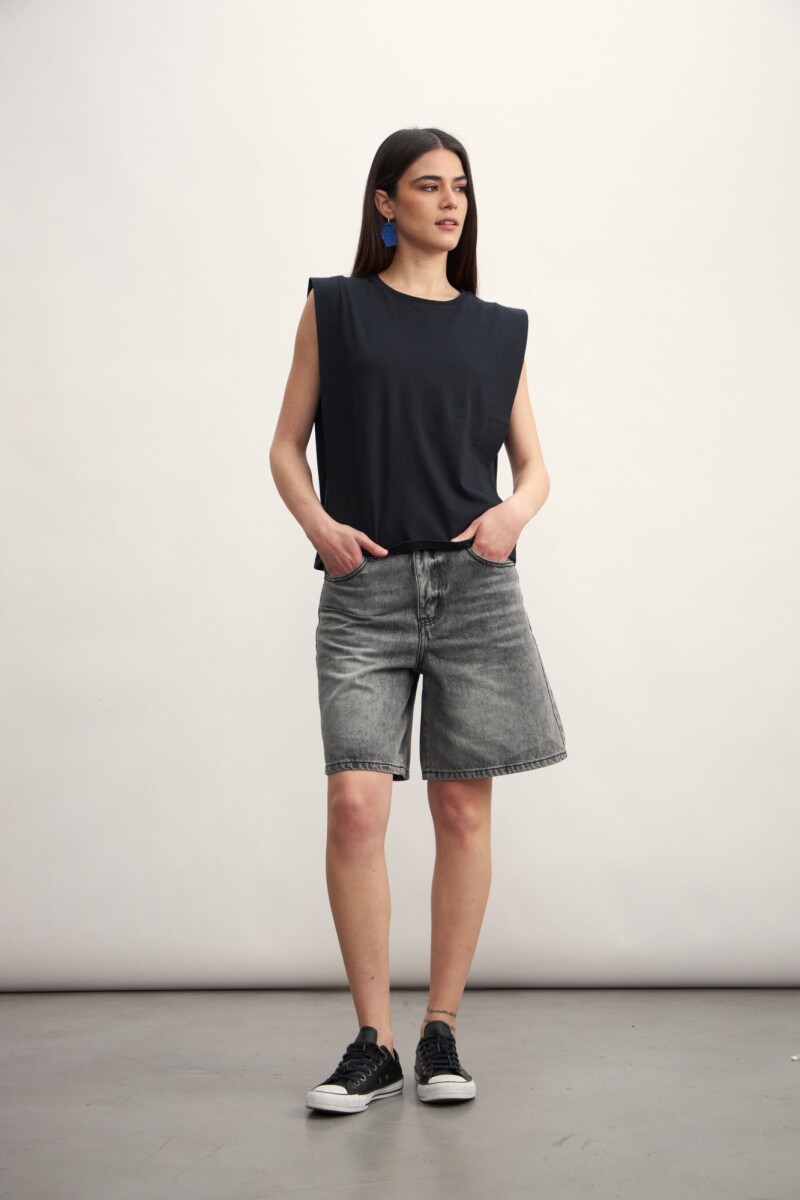 Bermuda Jean Camel - Negro 