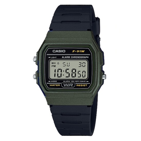 Reloj CASIO RETRO F91WM-3ADF Resina Negro Esfera 35mm 0