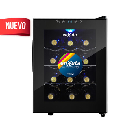 ENFRIADORA DE VINO ENXUTA 12-BOTELLAS NEGRO EVENX3312