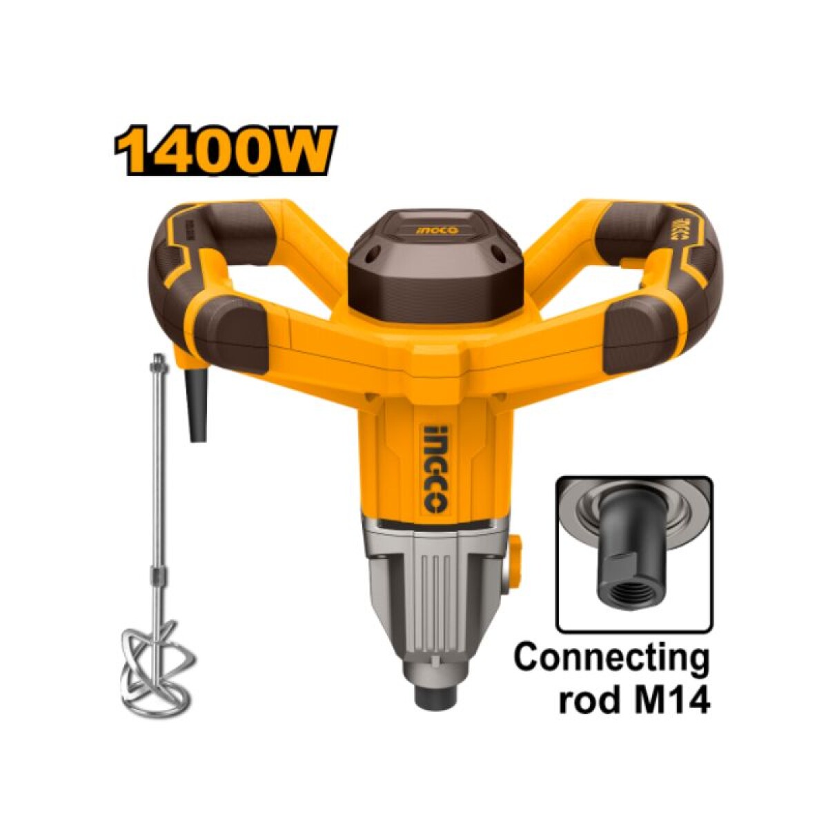 MIXER MEZCLADOR DE PINTURA 1400W - INGCO 