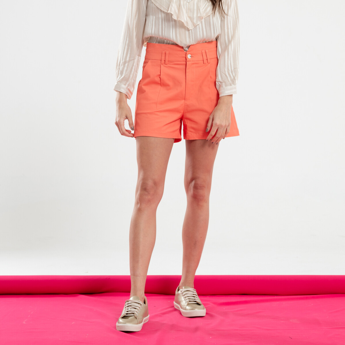 SHORT ZARA - CORAL 