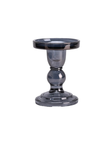 CANDELABRO VIDRIO D8.5/H11.5CM COLOR HUMO CANDELABRO VIDRIO D8.5/H11.5CM COLOR HUMO