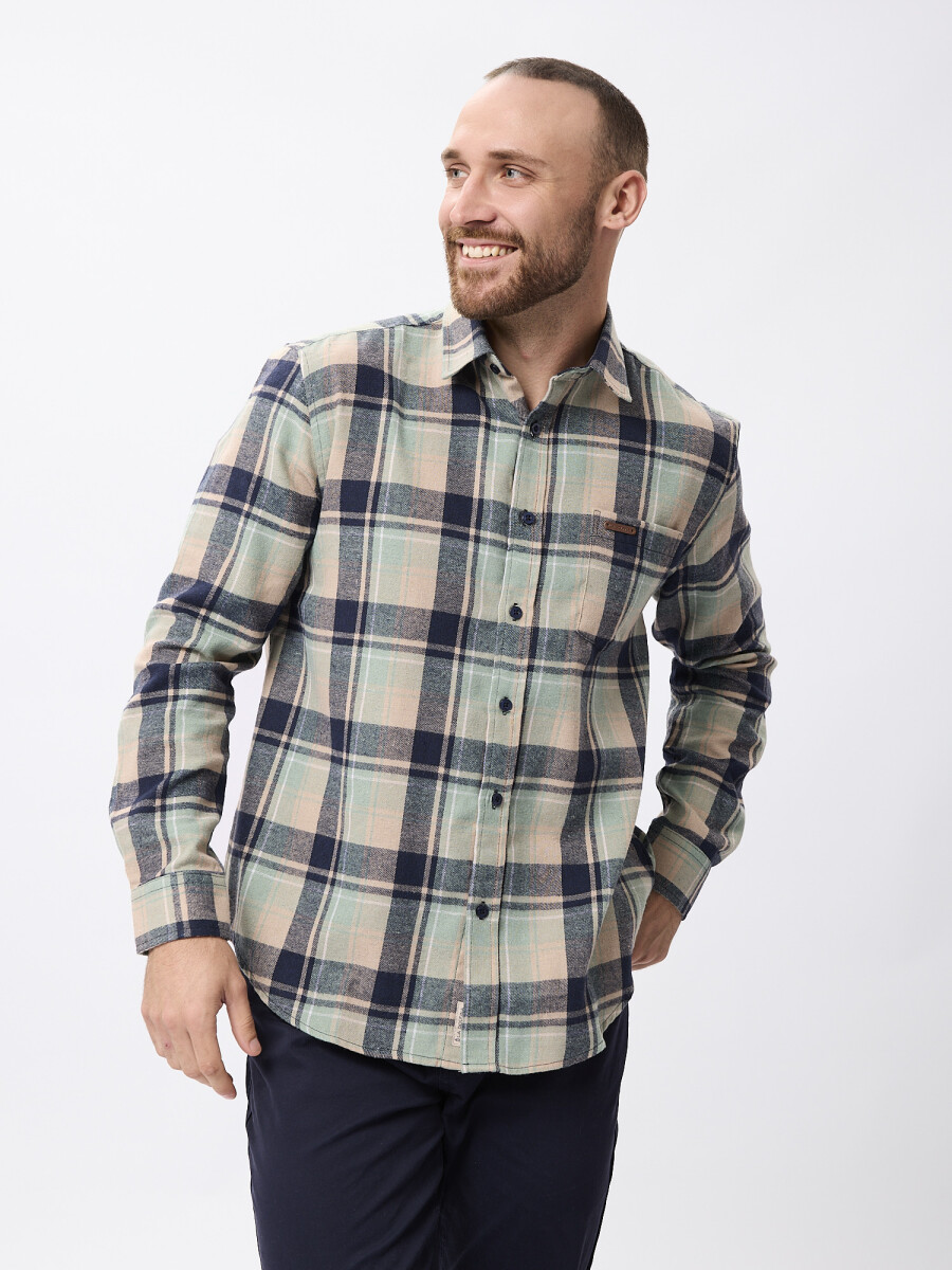 Camisa franela cuadros 