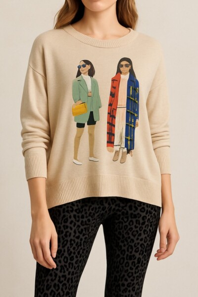 Sweater Woman Beige