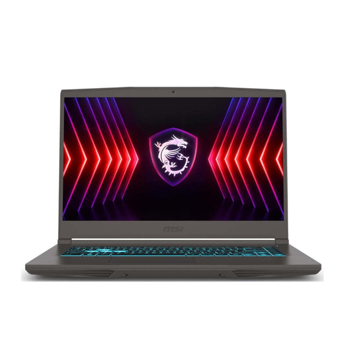 Notebook Gamer MSI Thin A15. AMD Ryzen 5 7535HS. RAM 8GB. Disco Sólido 512GB. Pantalla 15.6" Full HD. Tarjeta RTX 4050 6GB 
