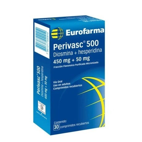 Perivasc 500mg 30 Comprimidos Perivasc 500mg 30 Comprimidos