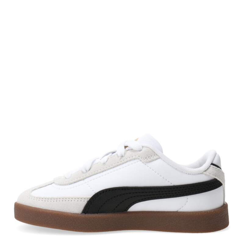Championes Infantiles Puma Club II Era Blanco - Gris - Negro