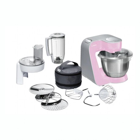 ROBOT DE COCINA BOSCH 1000W Robot De Cocina BOSCH MUM58K20 1000W Con Jarra Licuadora Y Accesorios - Pink