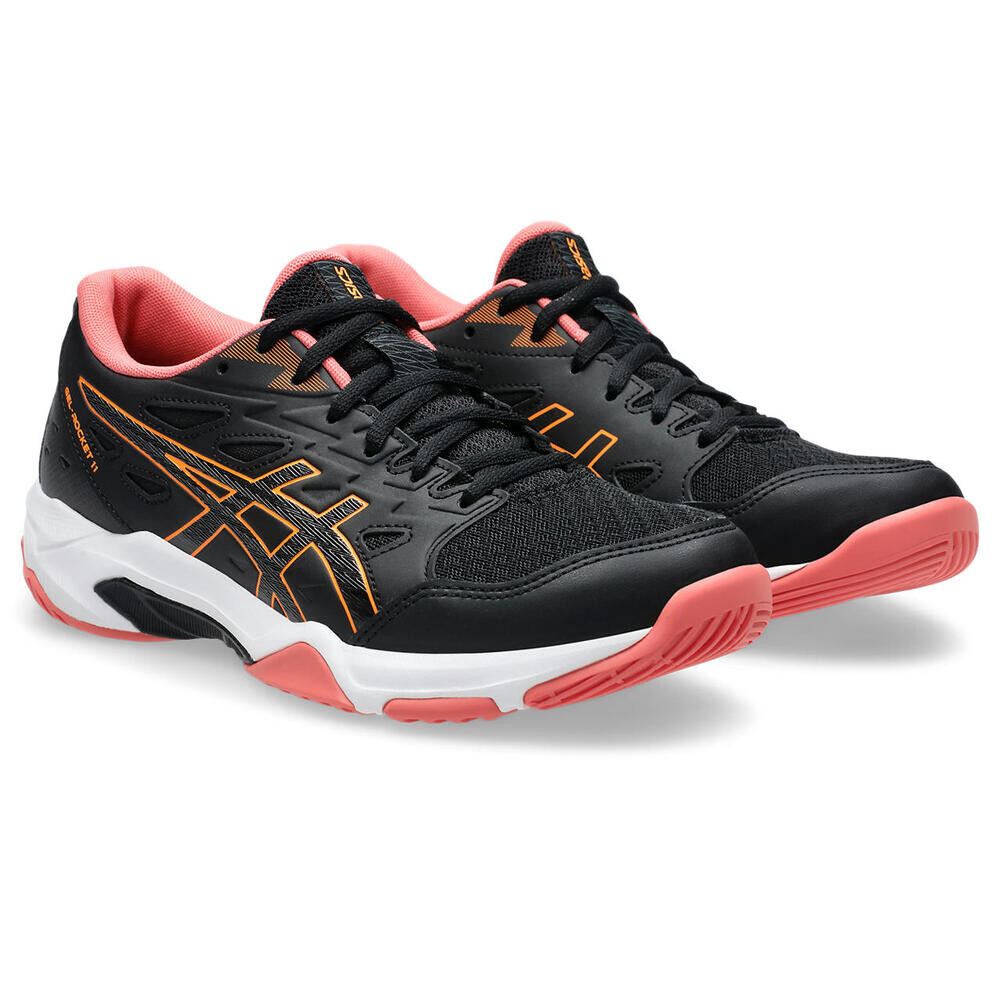 GEL-Rocket 11 - Mujer Black/orange Pop