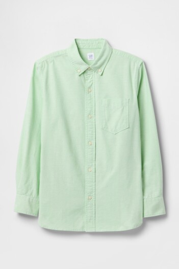 Camisa Oxford Niño Julep Green