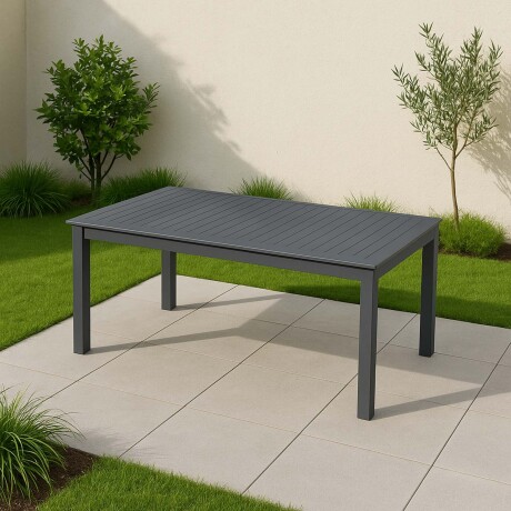 MESA EXTEN. 150/210 ALUMINIO GRIS PORTOFINO