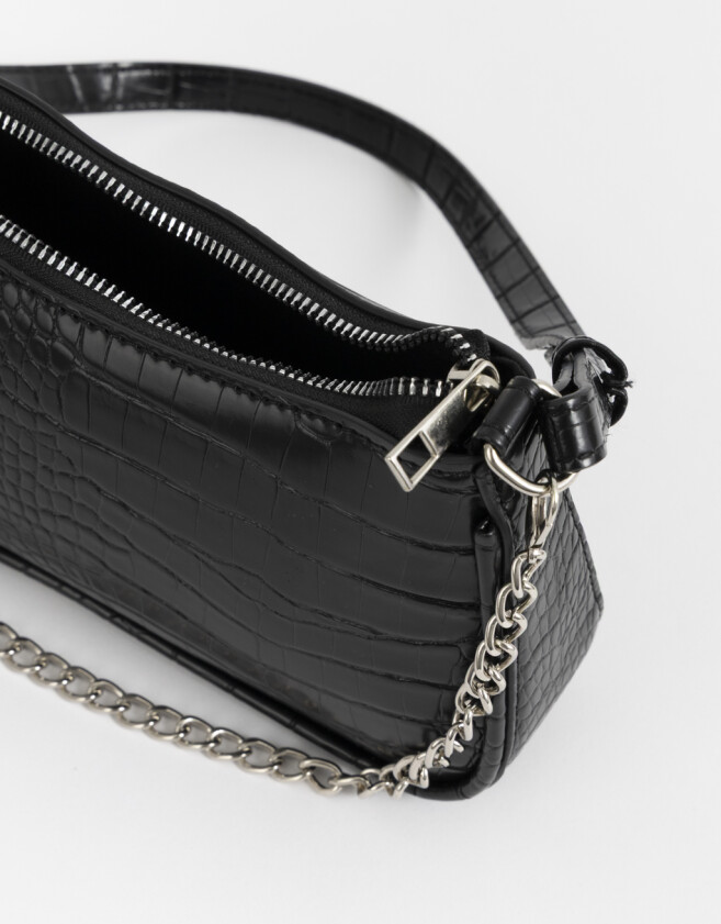 Bandoleras Bandolera Efecto Croco - Negro