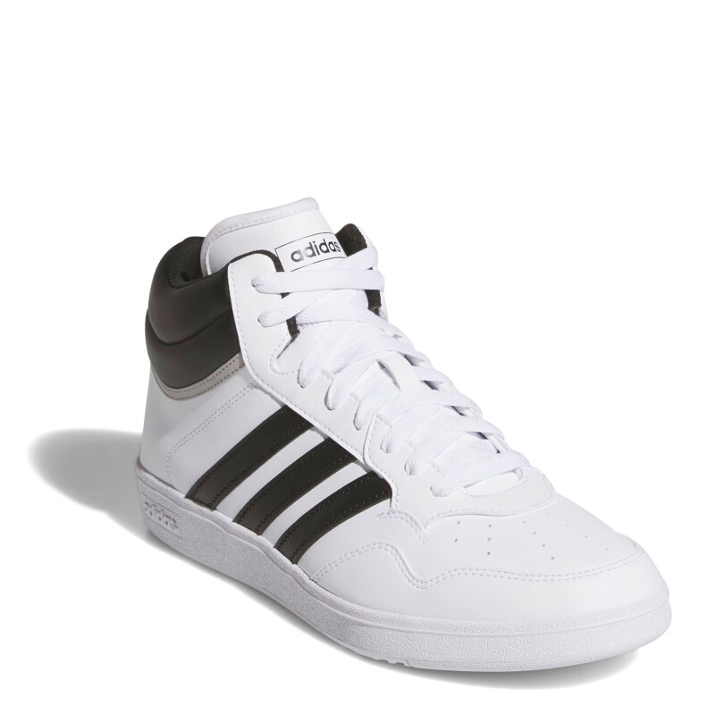 Championes Unisex Adidas Hoops 4.0 Mid Blanco - Negro - Gris