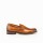 Mocasín con antifaz 100% cuero Cognac