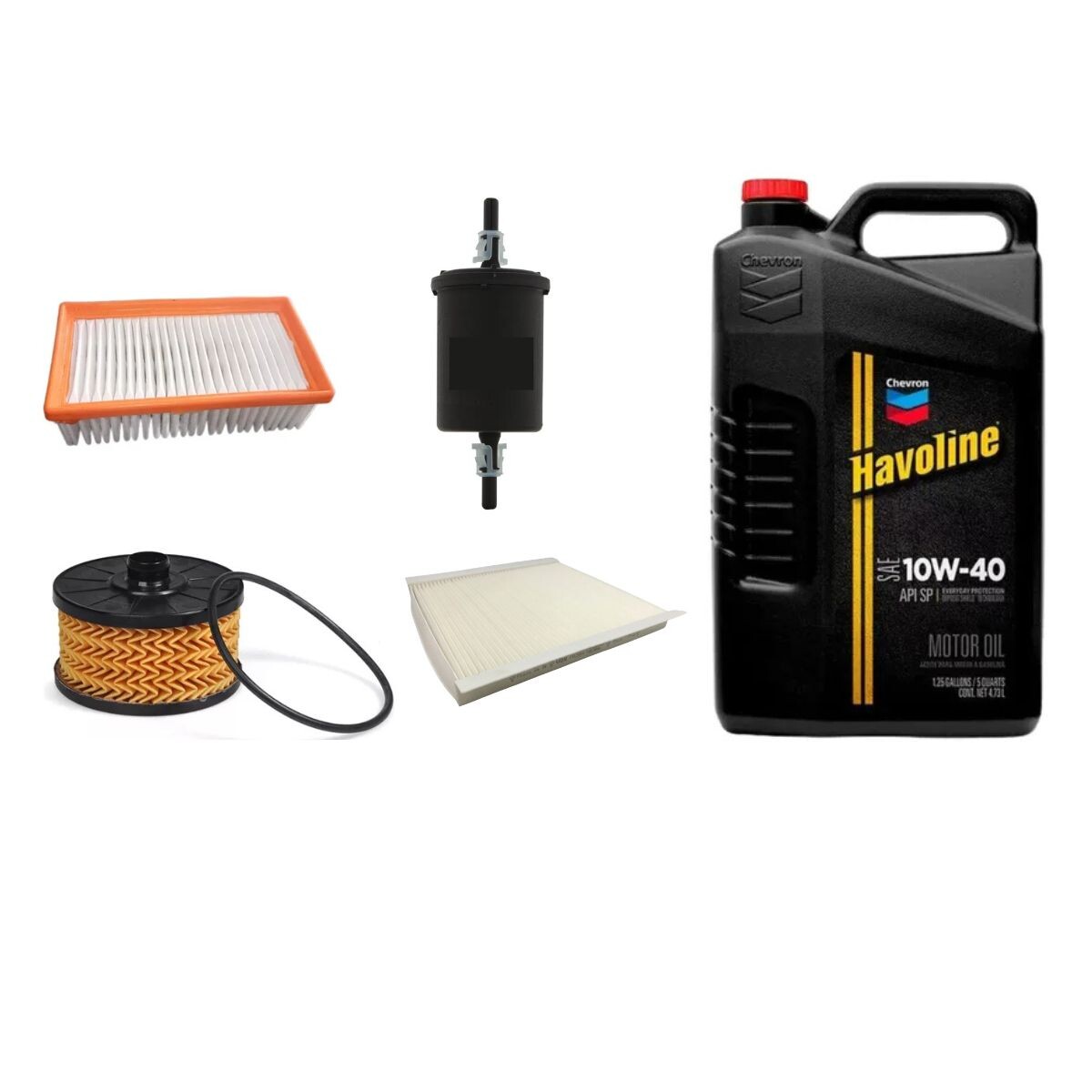 KIT DE FILTROS Y ACEITE 10W40 TEXACO 