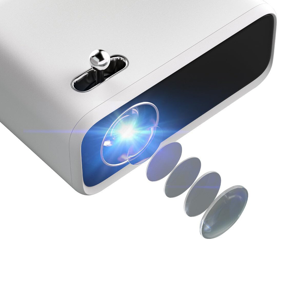 Proyector Compacto Wanbo Mini XS01 | 1080p 250 Lumenes Blanco