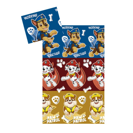 Juego de sábanas Infantil Paw Patrol Niño 1 Plaza 100% Microfibra