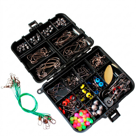 Valija Pesca Tanza Plomada Anzuelo Kit 241 Psc Valija Pesca Tanza Plomada Anzuelo Kit 241 Psc