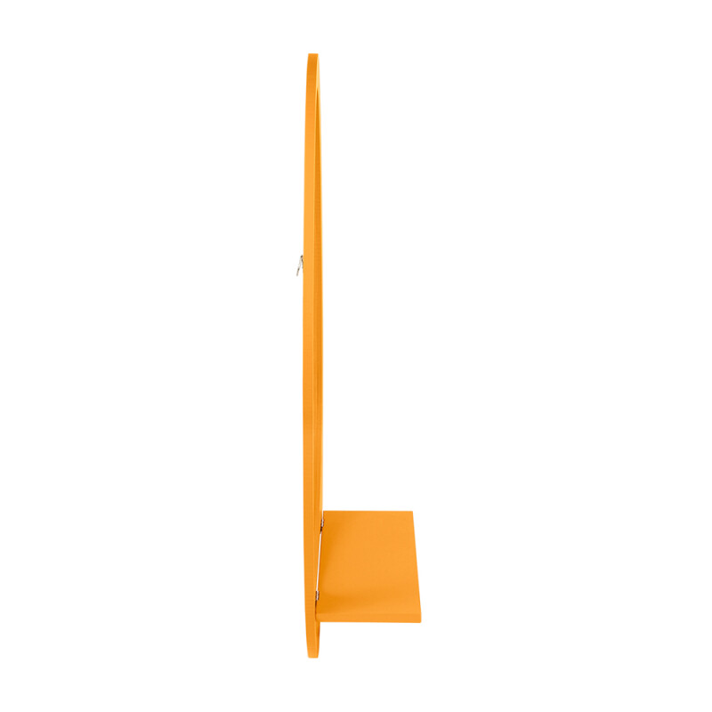 Espejo decorativo con estante Naranja