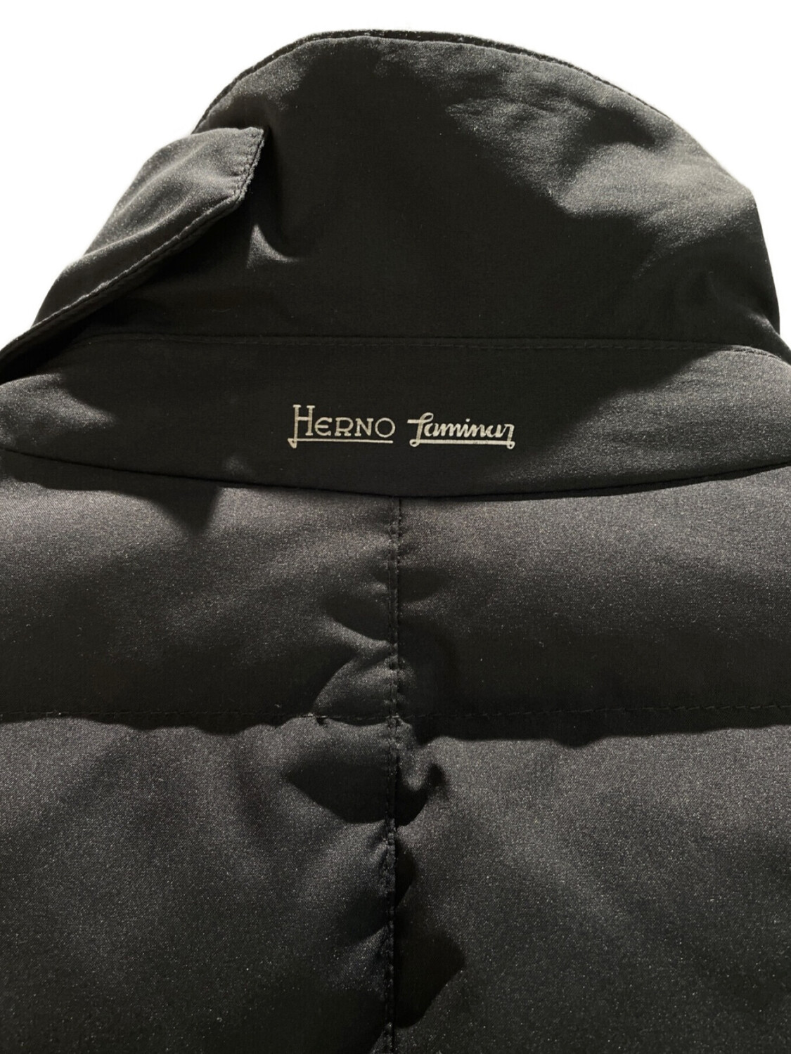 Herno-Campera de Vestir rellena de plumas, Gortex Negro