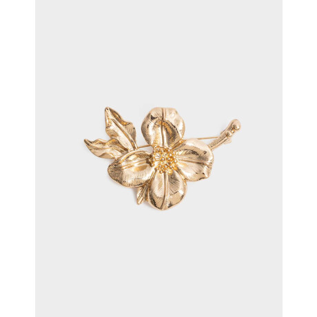 Prendedor De Flor Dorado