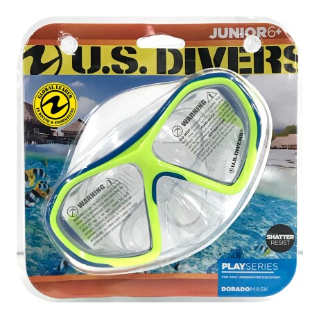 Us Divers - Máscara Dorado Ii Jr MS3674071S - 2 Ventanas. 001