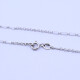 Cadena oro 18k blanco. Cadena oro 18k blanco.