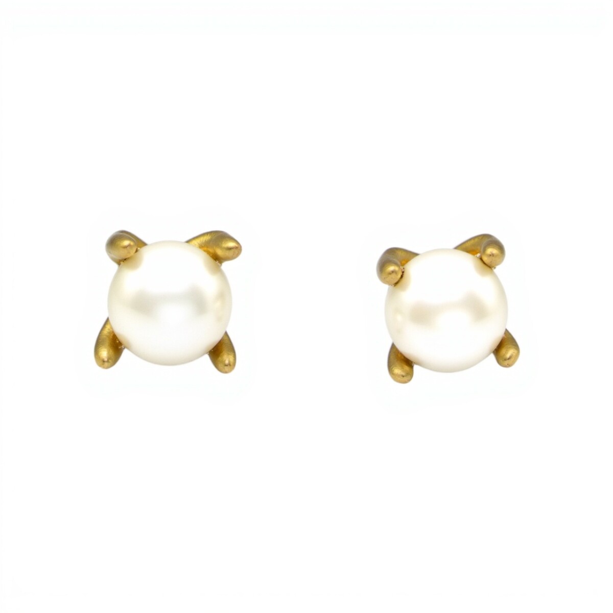 Caravanas Perlas- Oro bajo - Perla española- CA8226 - conperla 