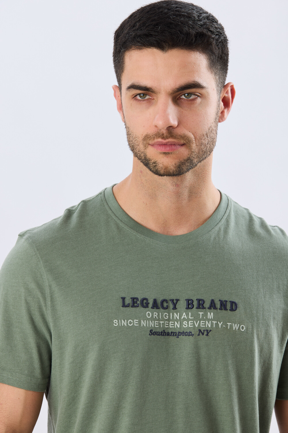 REMERA ESTAMPADA DE ALGODÓN Verde